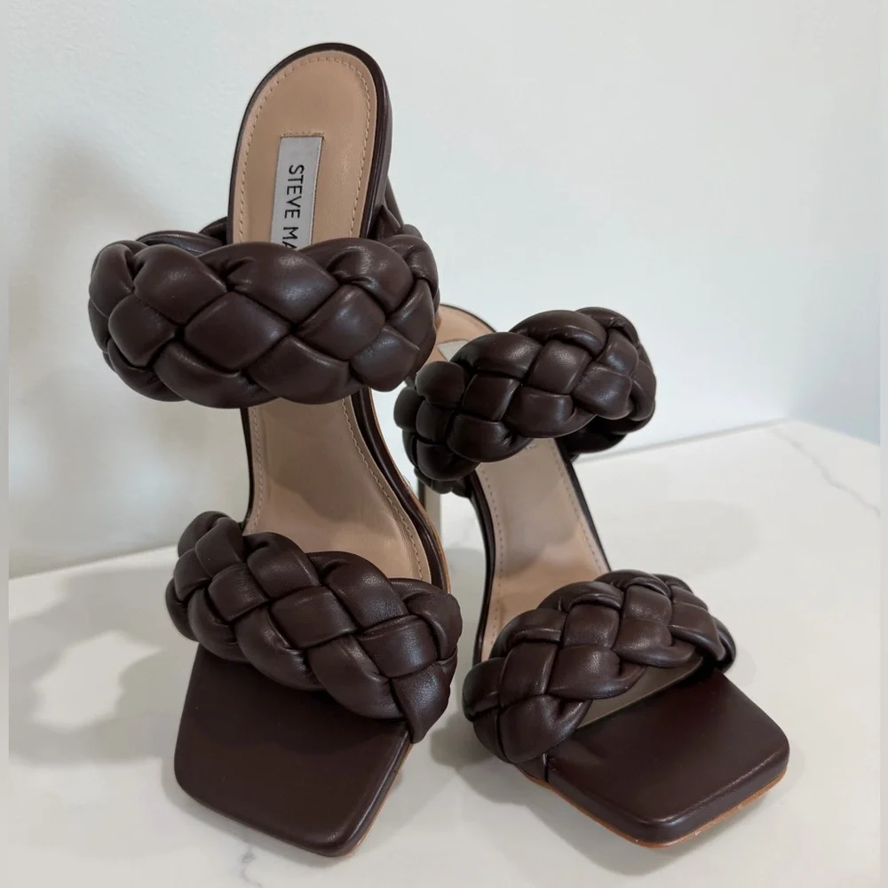 Steve Madden Size 9 Kenley Woven Slide Sandal - Picture 2 of 14